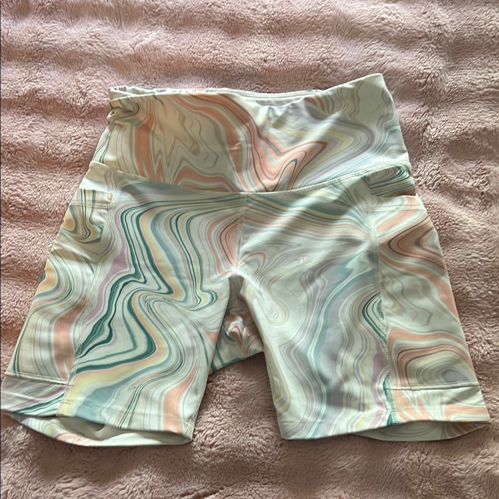 Old Navy Women's Athletic Shorts - Multicolor Swirl